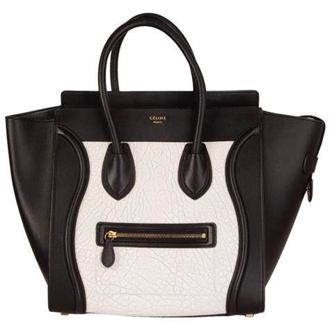 celine bag black and white